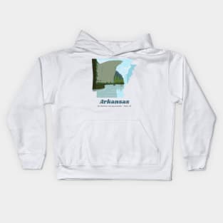 USA State of Arkansas Psalm 2:8 - My Inheritance and possession Kids Hoodie